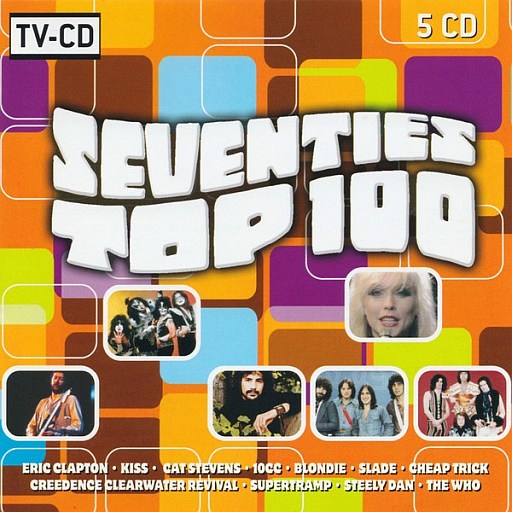 VA - Seventies Top 100 (2007) 5 x CD, Compilation, Remastered [FLAC|Lossless|tracks + .cue] <Electronic, Rock, Pop>