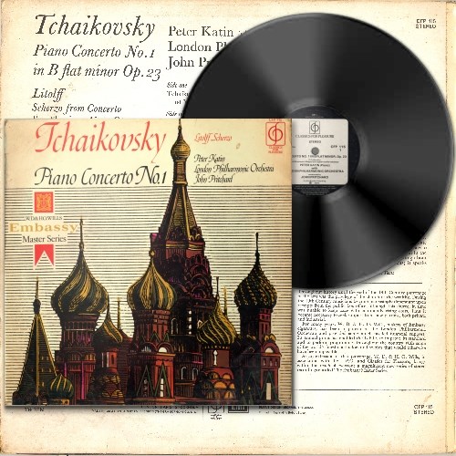 Peter Katin, London Philharmonic Orchestra, John Pritchard - Tchaikovsky / Litolff – Piano Concerto No.1 / Scherzo (1970) Embassy Master Series [FLAC 2.0|96/24|image +.cue|Vinyl-Rip] <Classical, ...