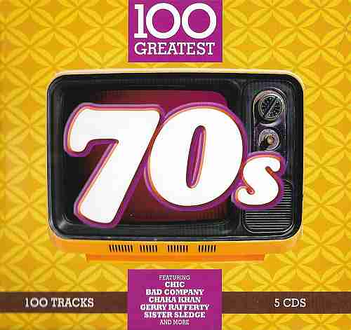 VA - 100 Greatest Seventies (2017) 5 x CD, Compilation [FLAC|Lossless|tracks + .cue] <Rock, Funk / Soul, Pop>