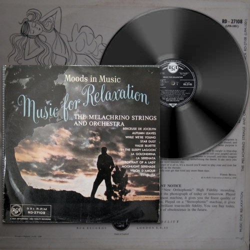 The Melachrino Strings And Orchestra - Moods In Music: Music For Relaxation (1952) [FLAC 1.0|96/24|image +.cue|Vinyl-Rip] <Pop, Classical, Easy Listening>