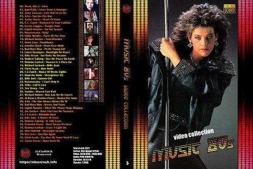 Сборник клипов - Music 80s Video Collection от ALEXnROCK часть 5 (2021) WEBRip [H.264/1080p-LQ] [upscale]