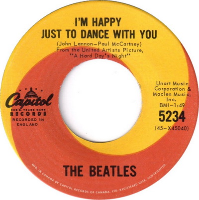The Beatles: Я счастлив просто потанцевать с тобой / I'm Happy Just to Dance with You (A Hard Day's Night) (1964/2014) BDRip [H.264/1080p] [hand made colored]