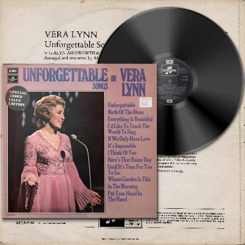 Vera Lynn - Unforgettable Songs By Vera Lynn (1972) With Alyn Ainsworth & His Orchestra [FLAC 2.0|192/24|image +.cue|Vinyl-Rip] <Pop>