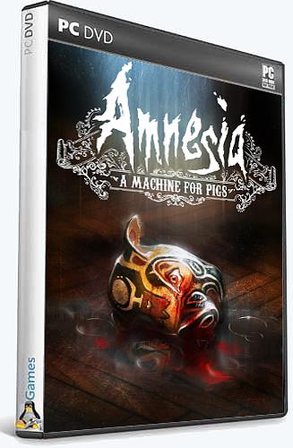 (Linux) Amnesia: A Machine for Pigs / Амнезия: Машина для свиней (2013) [Ru/Multi] (1.0.3) License GOG