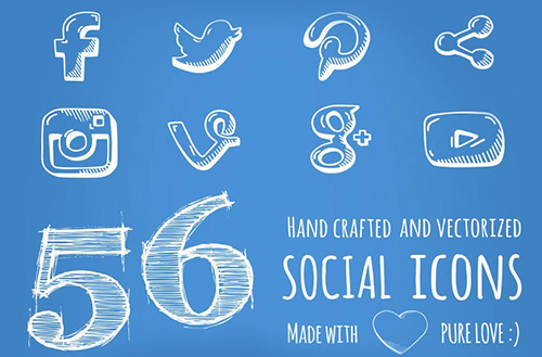 Иконки - Good Stuff Non Nonsense - Social Media Icons [SVG, PNG, AI, EPS]