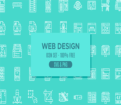 Иконки - MightyDeals - Web Design Icon Pack [PNG, SVG]