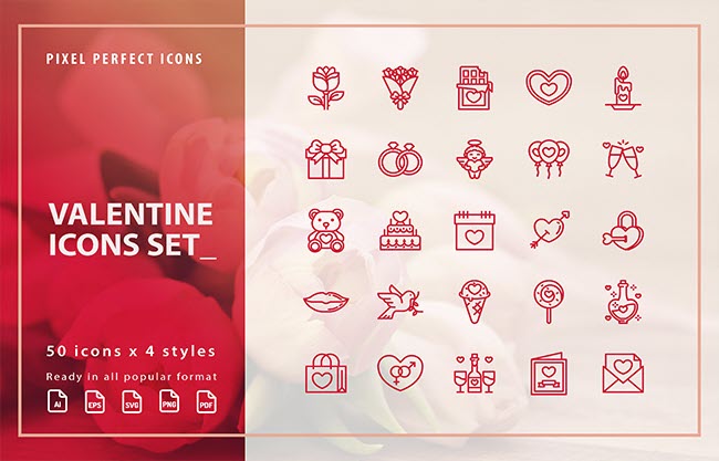 Иконки - WebdesignerDepot - Valentine’s day icon set [AI, EPS]