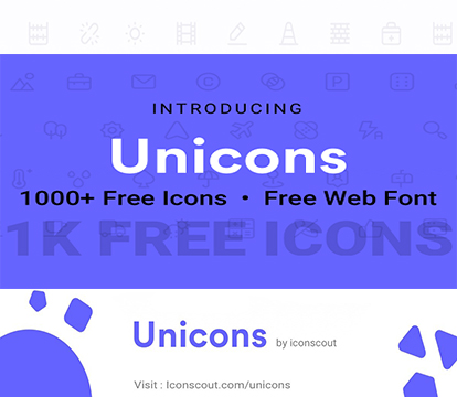 Иконки - Iconscout - Unicons [SVG, EOT, TTF, WOFF]