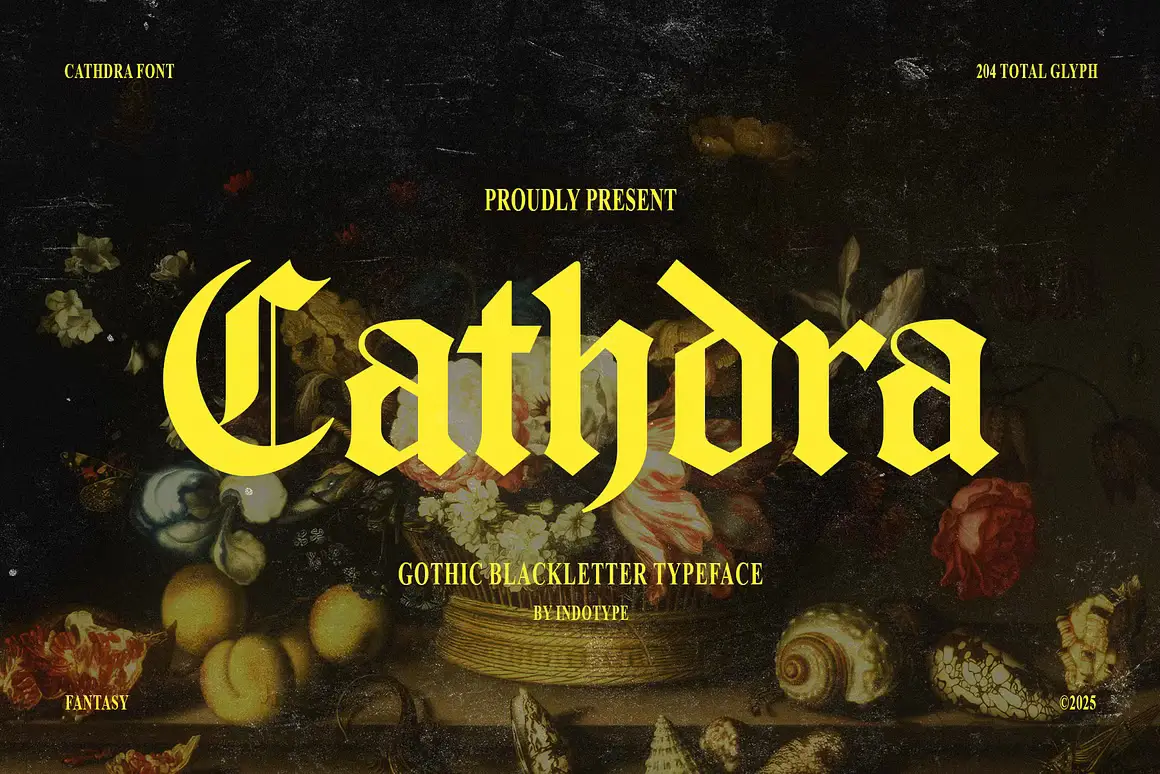Шрифты - Creative Market - Cathdra - Gothic Blackletter Font - 292003559 [OTF, TTF, WOFF, WOFF2]