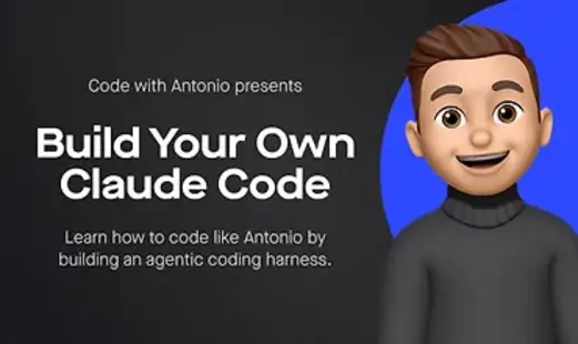 Code with Antonio, Antonio | Создание собственного Claude Code (2026) PCRec [EN]