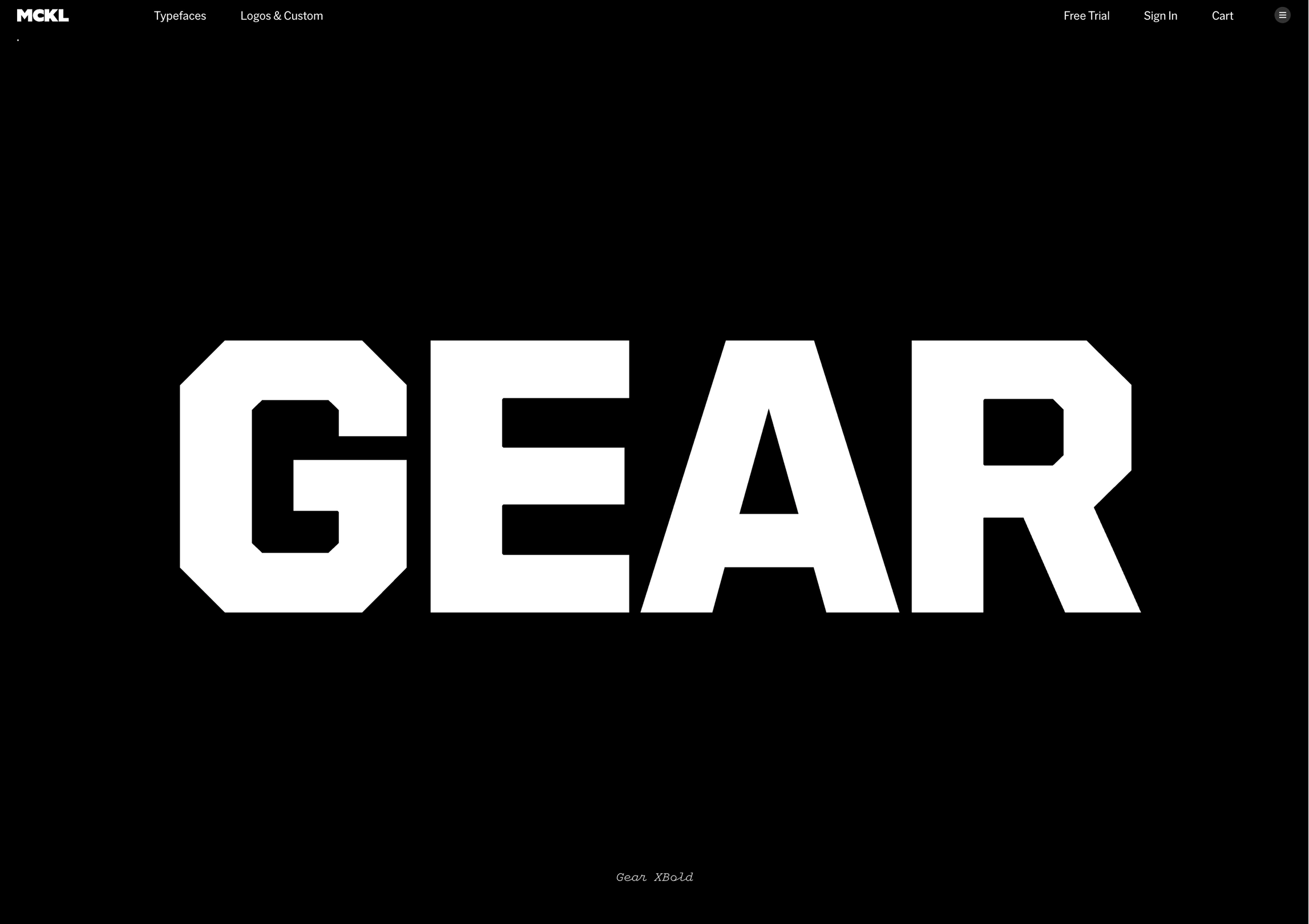 Шрифты - MCKL - Gear [OTF, TTF, WOFF2]