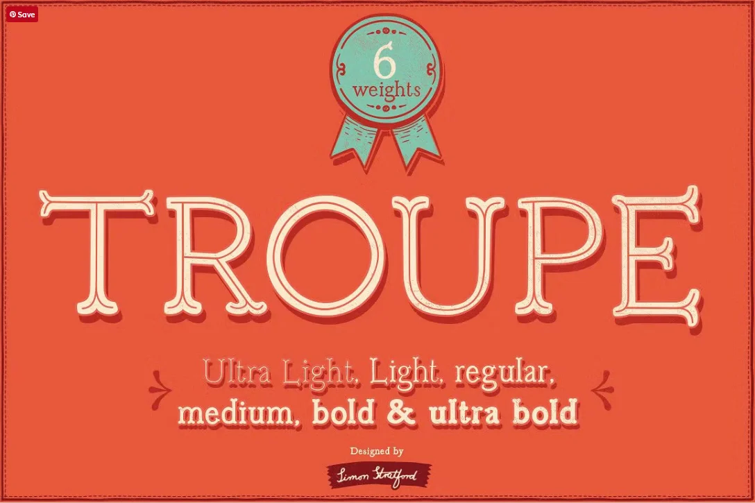 Шрифты - Creative Market - Slab serif font Troupe - 339330 [OTF, TTF]