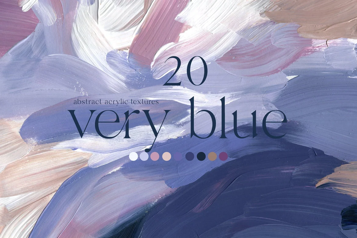 Текстуры - Design Bundles - 20 Blue & violet beige acrylic digital paper textures - 2417559 [JPG]