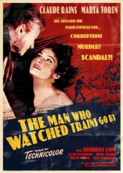 Человек, который смотрел, как проезжают поезда / The Man Who Watched Trains Go By / The Paris Express (1952) BDRip [H.264/720p] [EN / RU Sub]