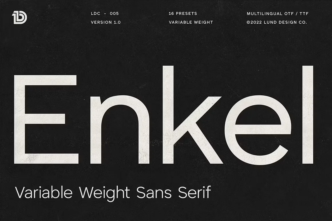 Шрифты - Creative Market - ENKEL Variable Sans Serif - 10312575 [OTF]