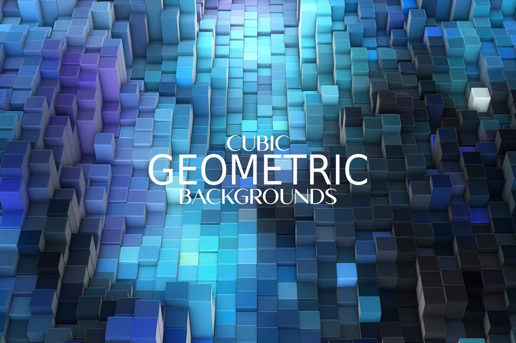 Фоны - Envato - Cubic Geometric Backgrounds - KX7D5WH [JPG]