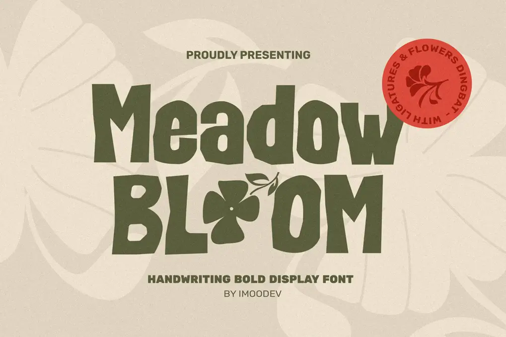 Шрифты - Envato - Meadow Bloom - Organic Handwritten Font - DFJ7FCP [OTF, TTF, WOFF, WOFF2]