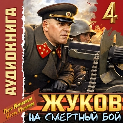 Пётр Алмазный, Игорь Минаков | Маршал Победы (Книга 4). Жуков 4. На смертный бой (2026) [MP3, Дмитрий Кузнецов]