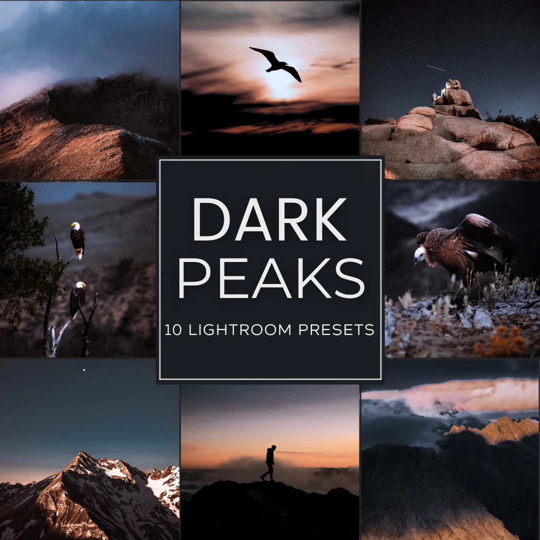 Пресеты - Woodland Presets - Dark Peaks Lightroom Presets Pack [XMP, DNG]