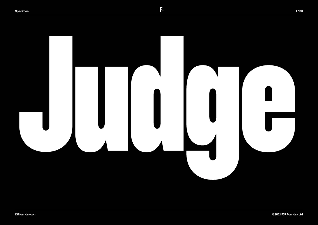 Шрифты - F37 Foundry - F37 Judge [OTF, TTF, WOFF, WOFF2]