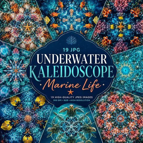 Стоковые изображения - Adobe Stock - Underwater Kaleidoscope Marine Life [JPG]