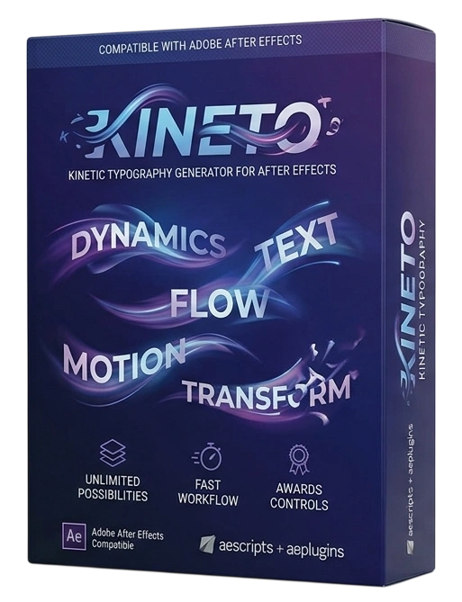 Плагины - Aescripts - Kineto [HTML5, CSS, JS]