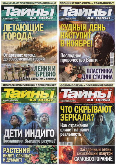 Подшивка журнала | Тайны ХХ века №17-25 [9 выпусков] (апрель-июнь 2026) [PDF]