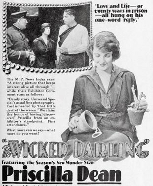 Испорченная милашка / The Wicked Darling (1919) WEBRip