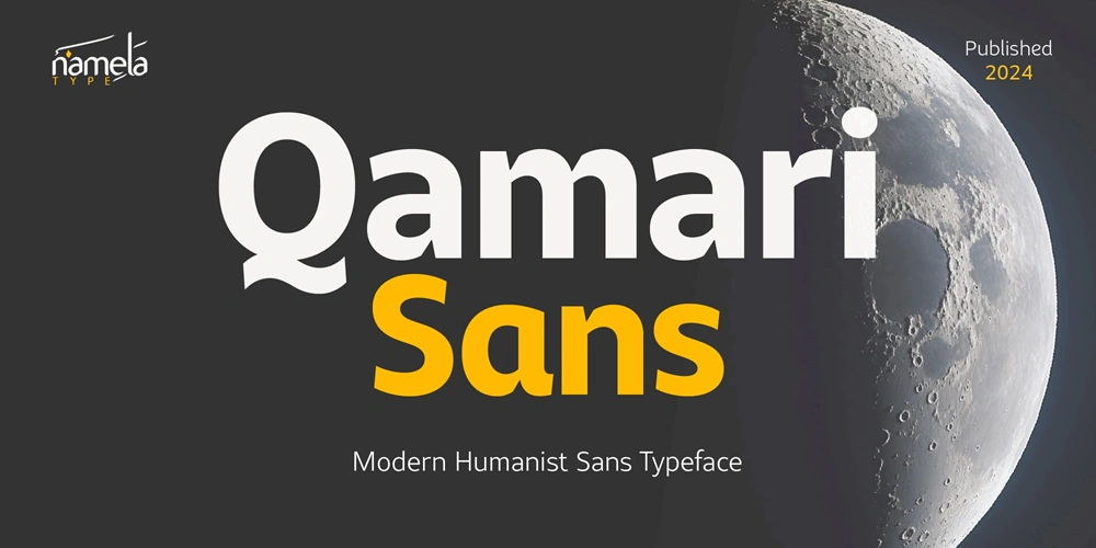 Шрифты - Namela Type Foundry - Qamari Sans [OTF, TTF, WOFF2]