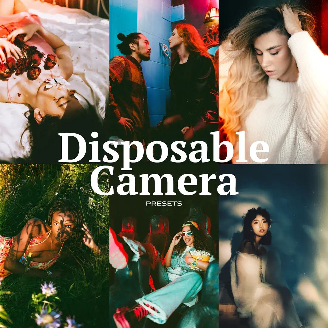 Пресеты - AI Preset Lab - Disposable Camera Presets [XMP]