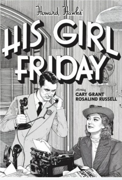 Его девушка Пятница / His Girl Friday (1940) BDRip [H.264/720p] [MVO]