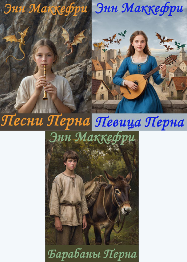 Энн Маккефри | Всадники Перна (Книги 4-6)  (2026) [MP3, Хадин]