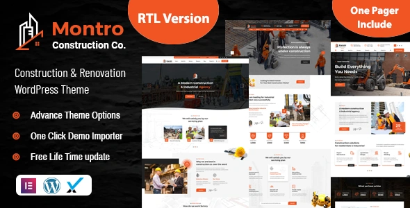 Шаблоны сайта - ThemeForest - Montro - Construction WordPress Theme RTL Ready - 37775315 [PHP, CSS, JS]