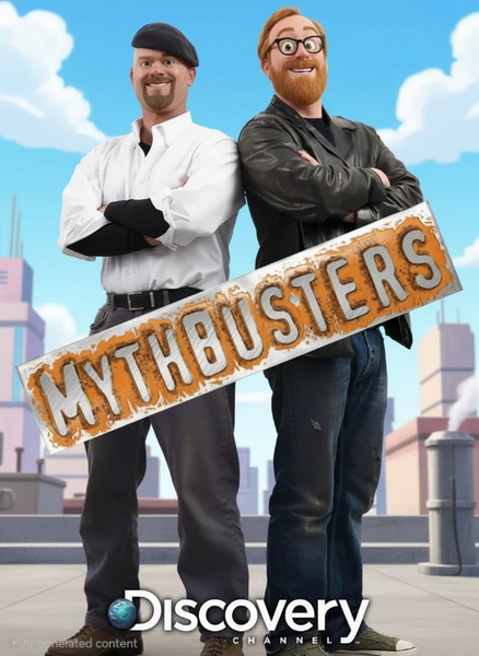 Discovery: Разрушители мифов / MythBusters (2003-2018) SATRip [H.264/1080p] (сезоны 1-3, серии 1-54 из 54) [handmade Upscale AI]