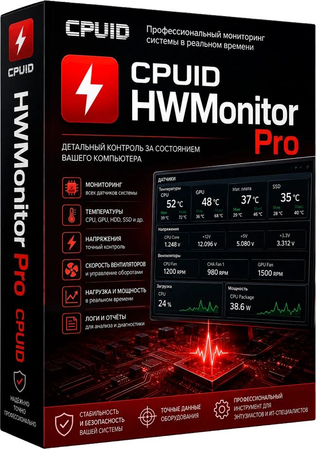 CPUID HWMonitor Pro 1.59 + Portable [En]