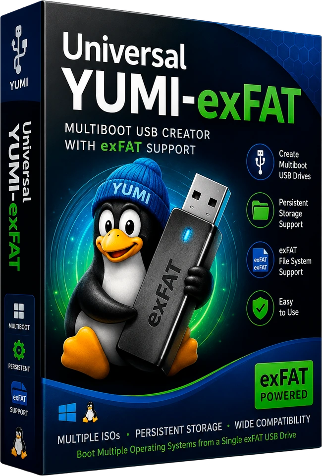 Your Universal MultiBoot Installer exFAT (BIOS & UEFI USB Boot) 1.0.4.2 Portable [En]