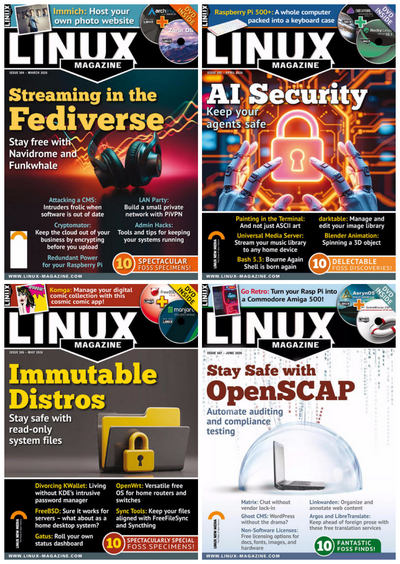 Подшивка журнала | Linux Magazine №03-06 (304-307) [4 выпуска] (март-июнь 2026) [PDF] [EN]